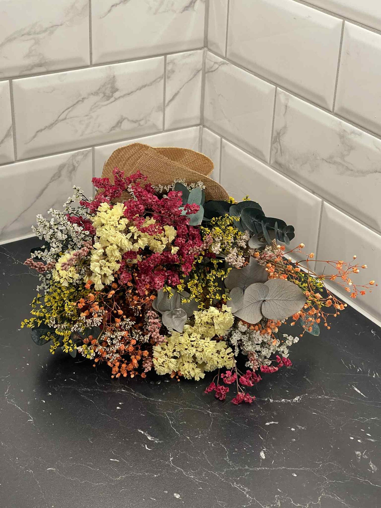 Happiness – Summer Bouquet with Preserved Flowers