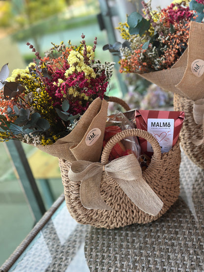 Happiness – Summer Bouquet with Preserved Flowers