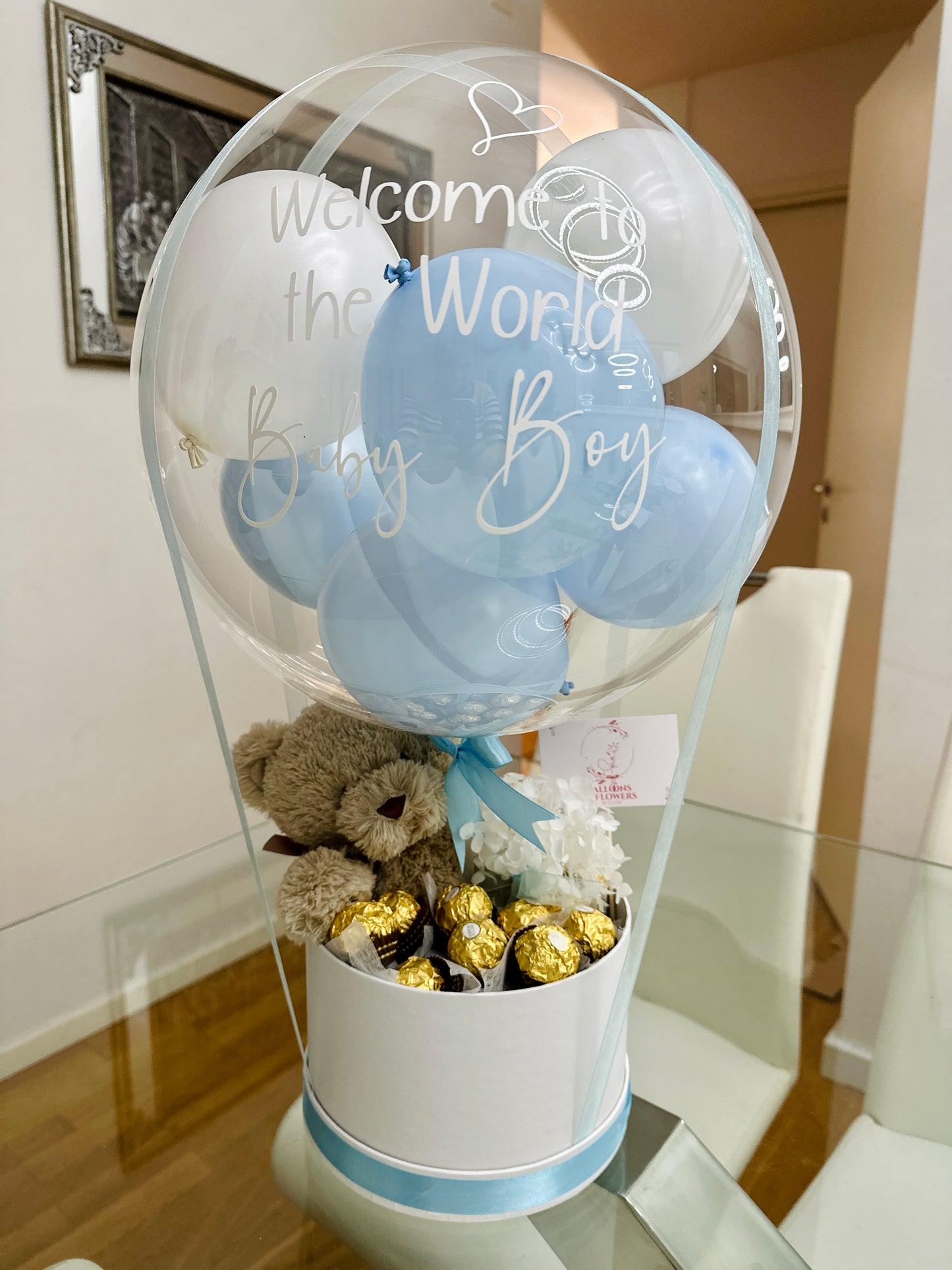 Welcome Baby, Balloon Gift Box