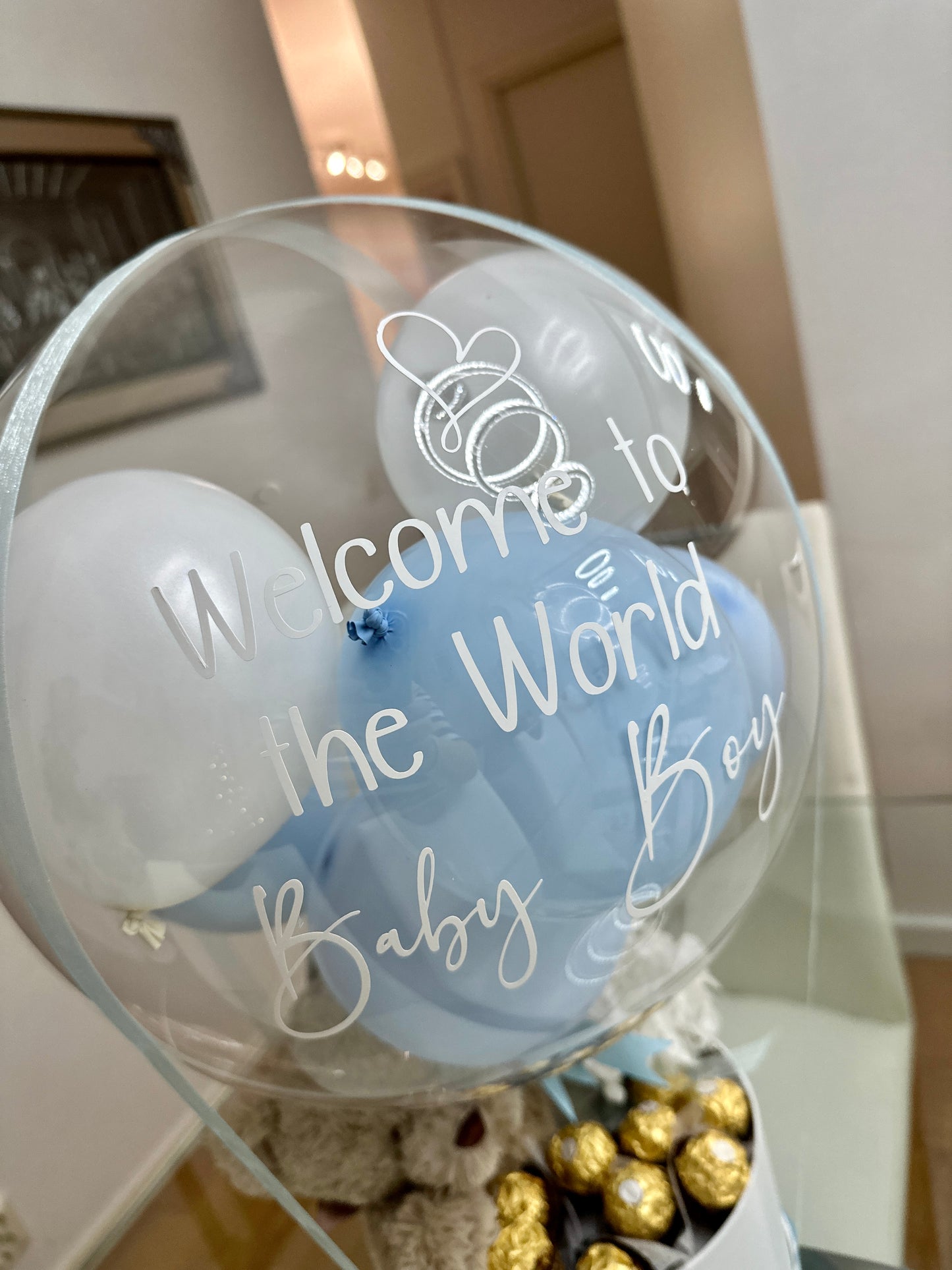 Welcome Baby, Balloon Gift Box