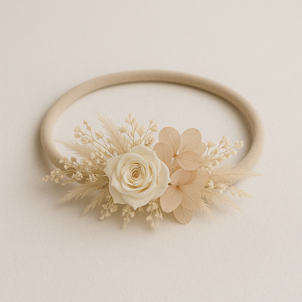 Preserved Floral Headband