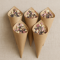 Dried Flower Confetti Cones – Set of 10