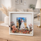 Personalized Floral Shadow Box Frame