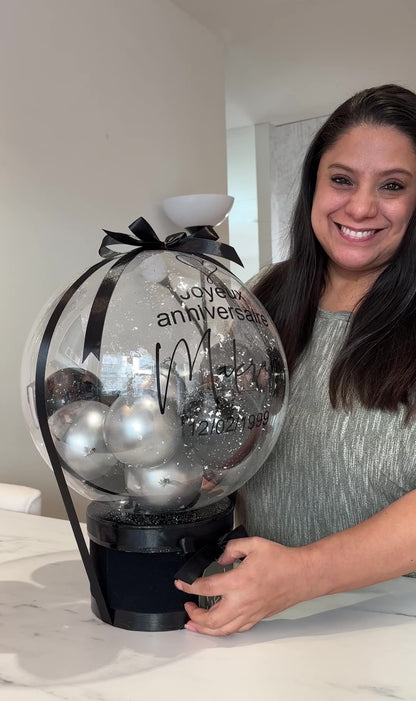 Midnight Sparkle Birthday Globe