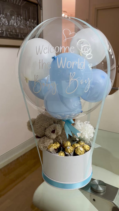 Welcome Baby, Balloon Gift Box